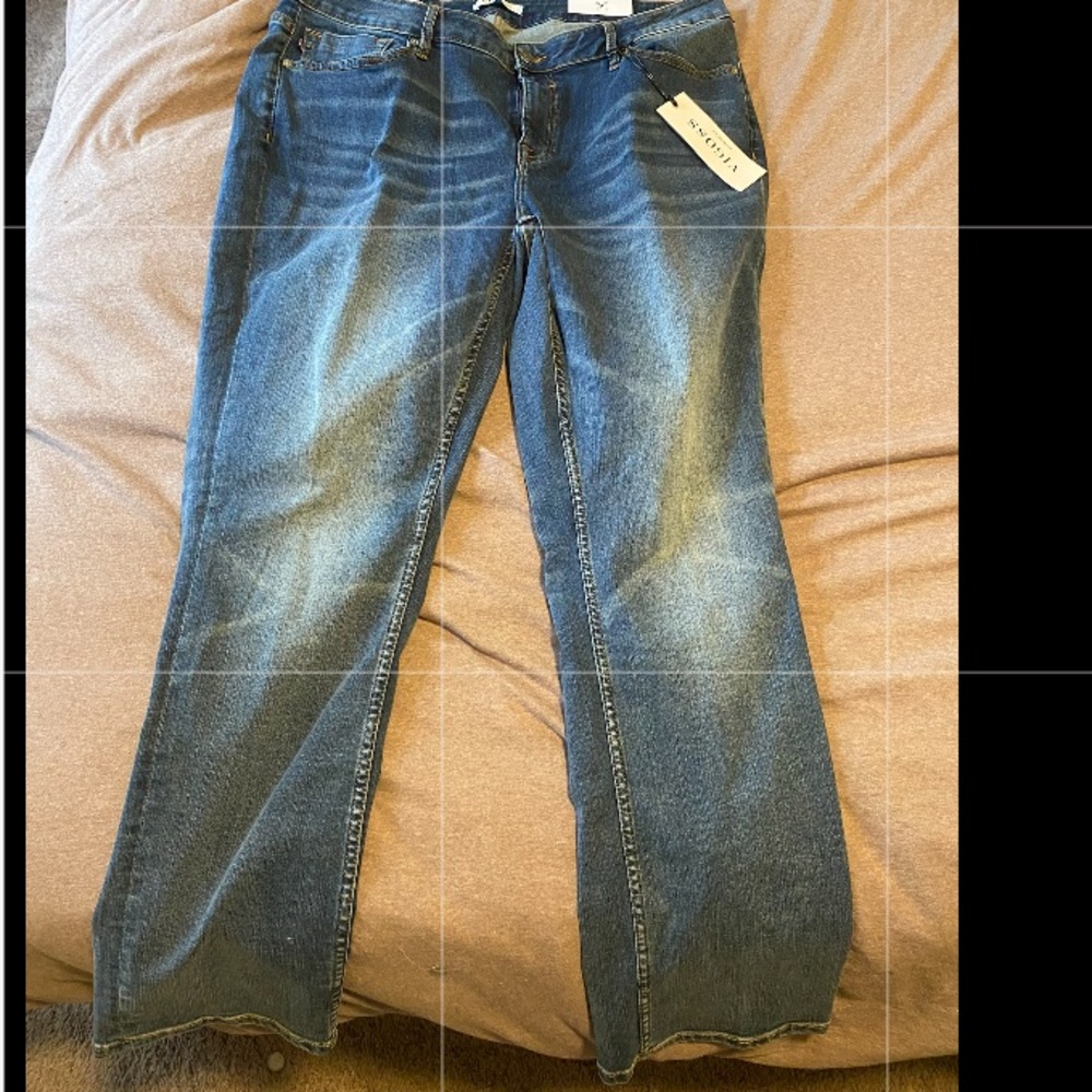 Biogas Stretch straight leg denim